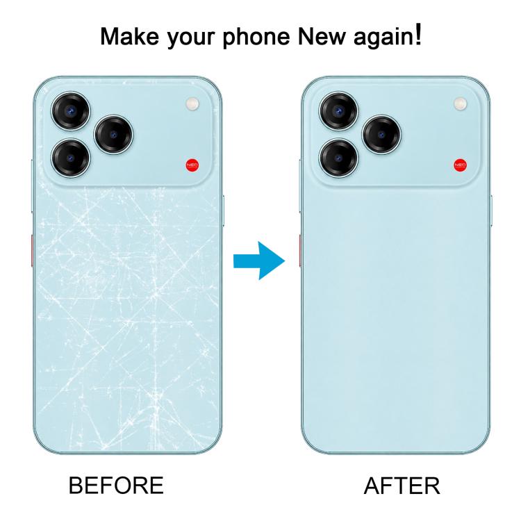 For ZTE nubia V80 Design Plastic Back Cover with Adhesive, For ZTE nubia V80 Design