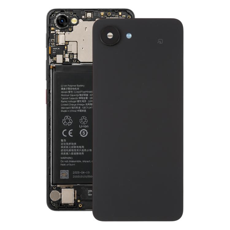 For ZTE nubia S2R Z6305R / S2 Lite Z6305J Plastic Back Cover with Camera Lens Frame, For ZTE nubia S2R