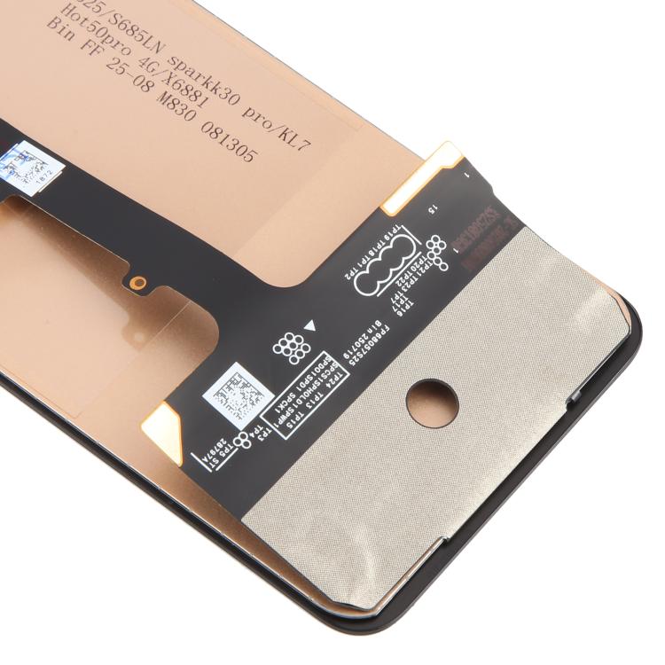 For Itel S25 S685LN OEM LCD Screen with Digitizer Full Assembly, Not Supporting Fingerprint Identification, For Itel S25