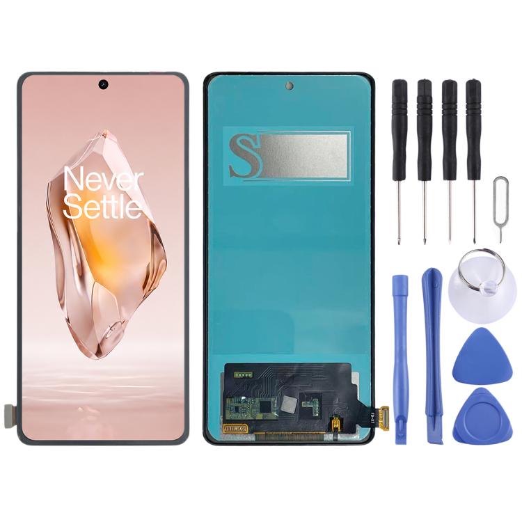For OnePlus Ace 3 Curved to Straight TFT LCD Screen With Digitizer Full Assembly, Not Supporting Fingerprint Identification, For OnePlus Ace 3