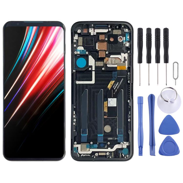 For ZTE nubia RedMagic 5G NX659J Original LCD Screen Digitizer Full Assembly with Frame, For ZTE nubia RedMagic 5G(Original)