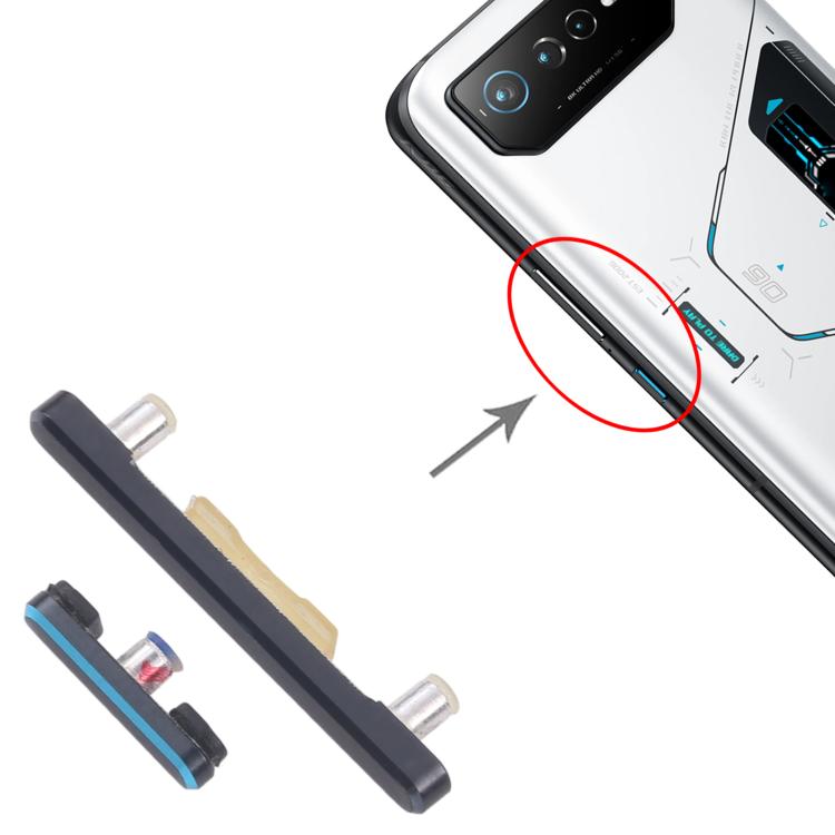 For Asus ROG Phone 6 Pro 1set Power Button + Volume Control Button, For Asus ROG Phone 6 Pro