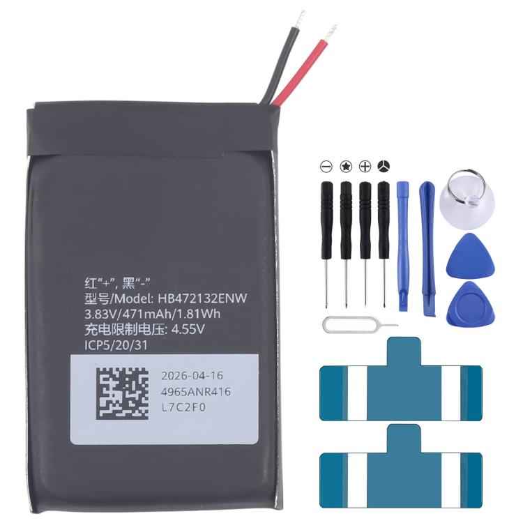 For Huawei Watch Fit 5 471mAh HB472132ENW Original Li-ion Battery, For Huawei Watch Fit 5 471mAh