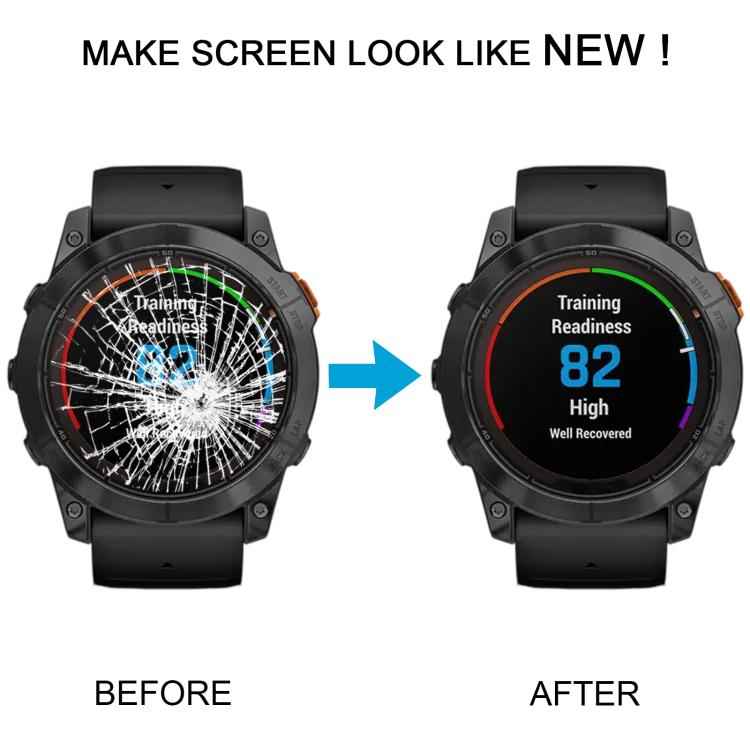 For Garmin Fenix 7X Pro 51mm Original Sapphire Material Front Screen Outer Glass Lens, For Garmin Fenix 7X Pro 51mm(Original)