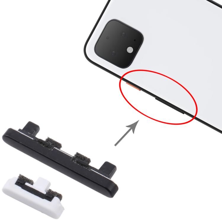 For Google Pixel 4 1set Original Power Button + Volume Control Button, For Google Pixel 4(Original)