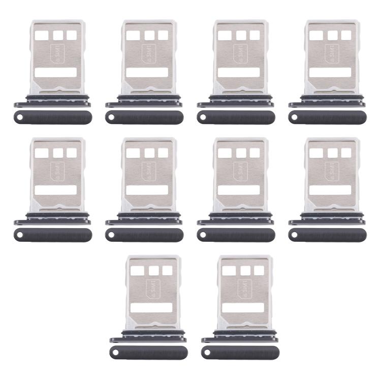 For Huawei P60 Pro 10pcs Original SIM Card Tray + NM Card Tray, For Huawei P60 Pro(Original)