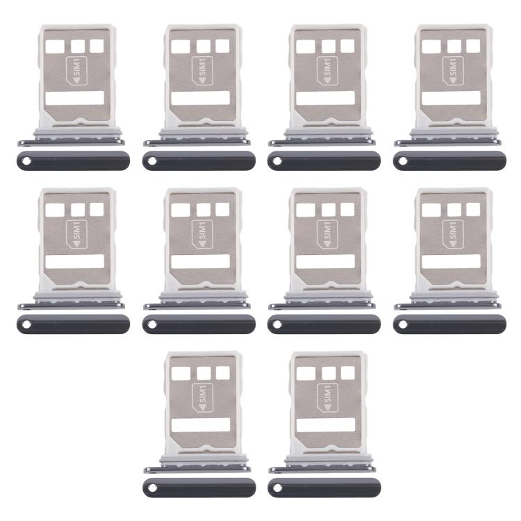 For Huawei Pura 70 10pcs Original SIM Card Tray + SIM Card Tray, For Huawei Pura 70(Original)