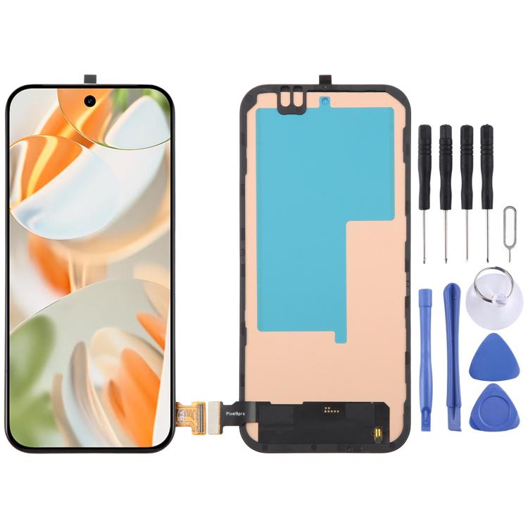 For Google Pixel 9 GR83Y GEC77 GWVK6 TFT LCD Screen Digitizer Full Assembly with Frame, Not Supporting Fingerprint Identification