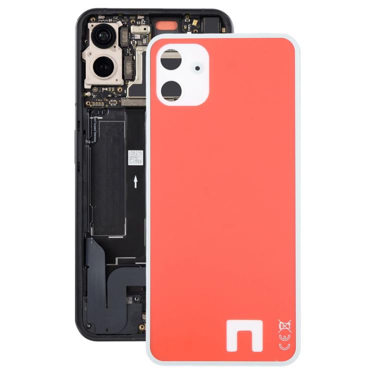 For Nothing Phone 1 A063 Glass Back Cover with Adhesive, For Nothing Phone 1(with Adhesive)