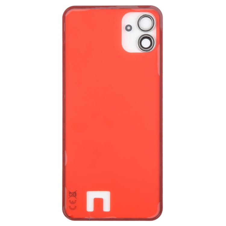 For Nothing Phone 1 A063 Glass Battery Back Cover with Camera Lens Frame, For Nothing Phone 1(with Camera Lens Frame)