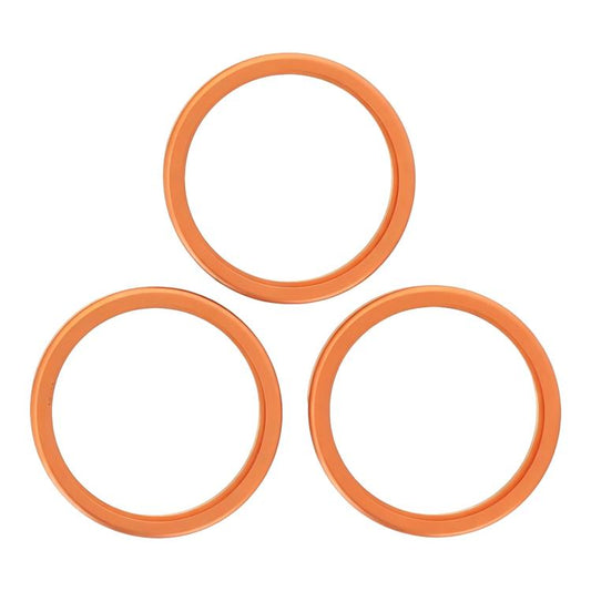 For iPhone 17 Pro Max / 17 Pro 3pcs/set Rear Camera Glass Lens Metal Outside Protector Hoop Ring, For iPhone 17 Pro / 17 Pro Max