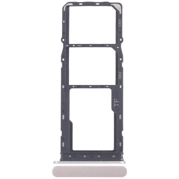 For ZTE Blade A36 Z2472 SIM Card Tray + SIM Card Tray + Micro SD Card Tray, For ZTE Blade A36(Original)