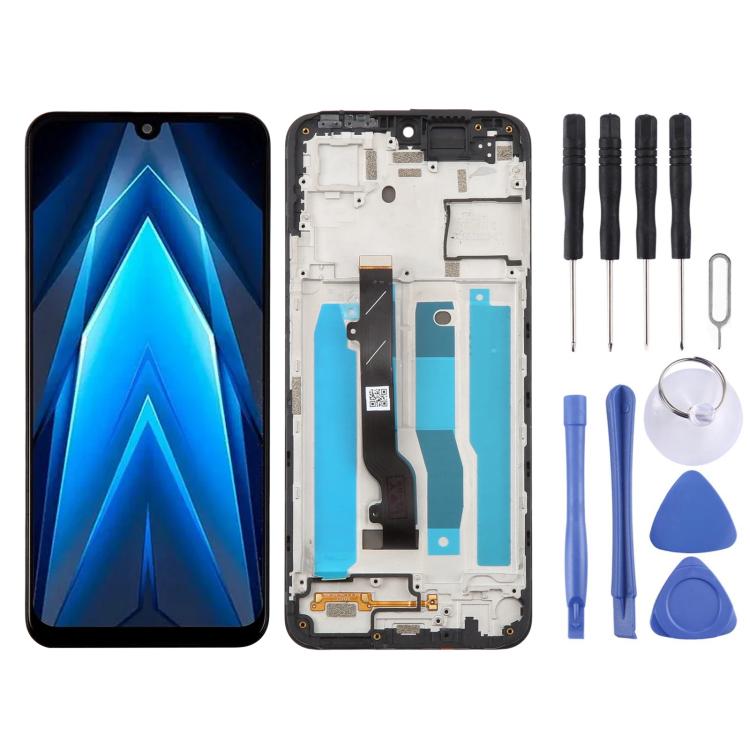 For Tecno Pova 4 Pro LG8n Original LCD Screen Digitizer Full Assembly with Frame, For Tecno Pova 4 Pro(Original)