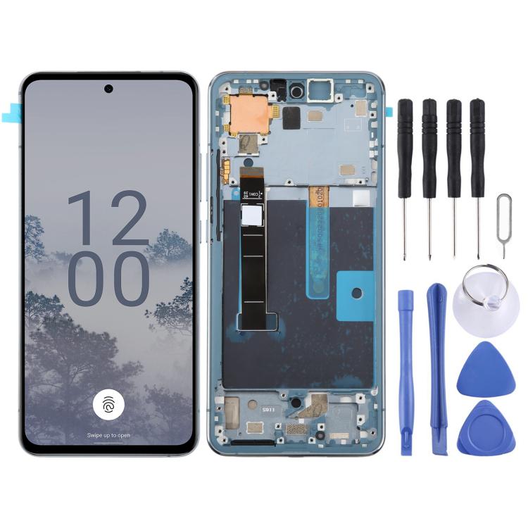 For Nokia X30 TA-1450 TA-1443 Original LCD Screen Digitizer Full Assembly With Frame, For Nokia X30(Original)