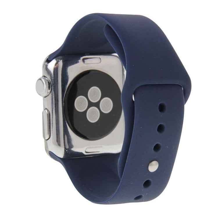 For Apple Watch Sport 38mm High-performance Rubber Sport Watch Band with Pin-and-tuck Closure