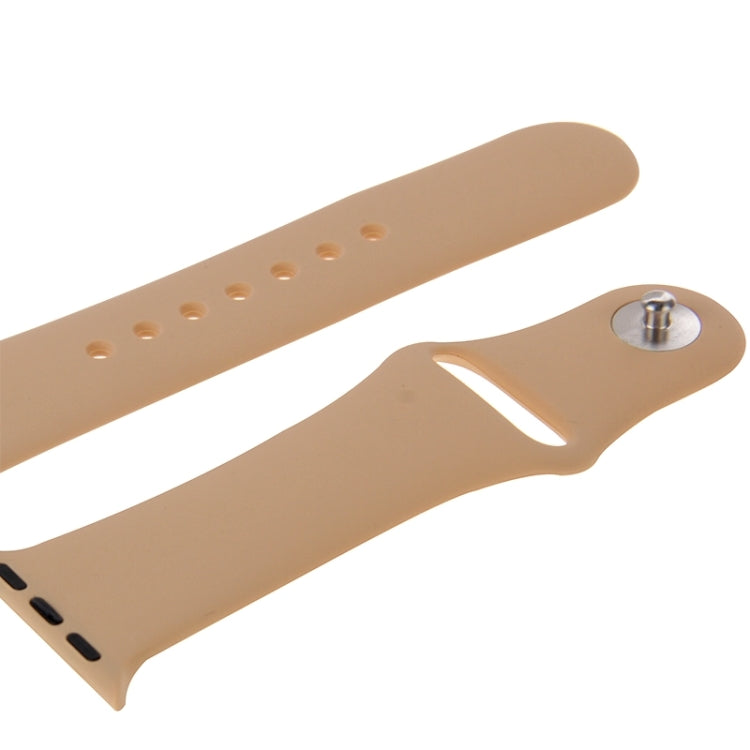 For Apple Watch Sport 38mm High-performance Rubber Sport Watch Band with Pin-and-tuck Closure