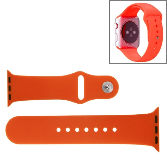For Apple Watch Sport 42mm High-performance Rubber Sport Watch Band with Pin-and-tuck Closure