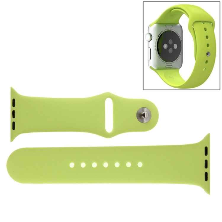 For Apple Watch Sport 42mm High-performance Rubber Sport Watch Band with Pin-and-tuck Closure