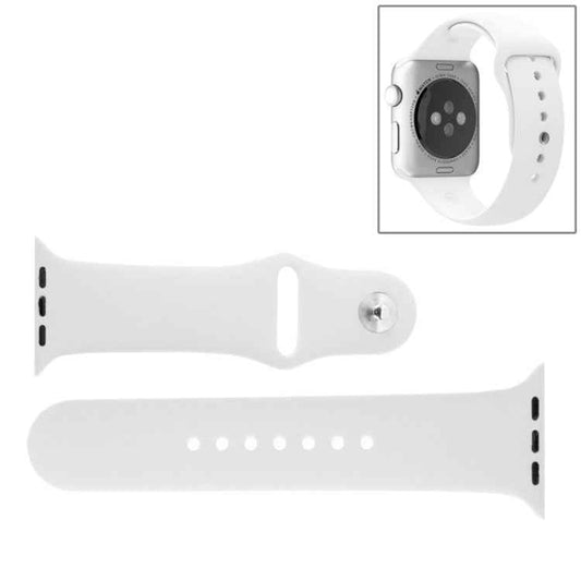For Apple Watch Sport 42mm High-performance Rubber Sport Watch Band with Pin-and-tuck Closure