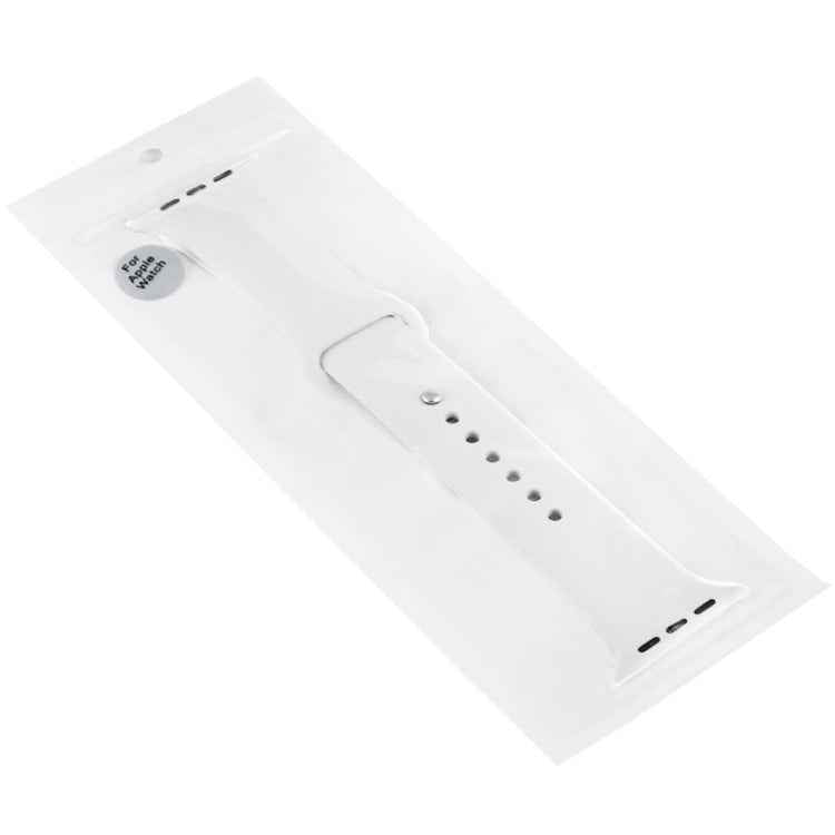 For Apple Watch Sport 42mm High-performance Rubber Sport Watch Band with Pin-and-tuck Closure