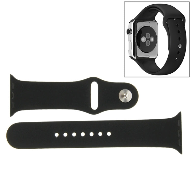 Bracelet sport en caoutchouc haute performance pour Apple Watch Sport 42 mm, plus long, avec fermeture à ardillon