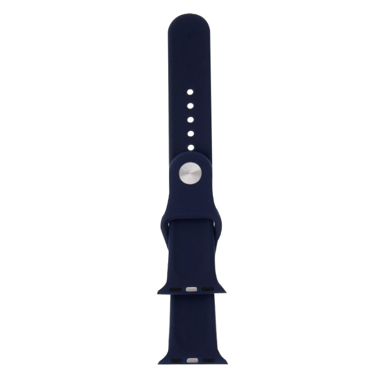 For Apple Watch Sport 42mm High-performance Longer Rubber Sport Watch Band with Pin-and-tuck Closure