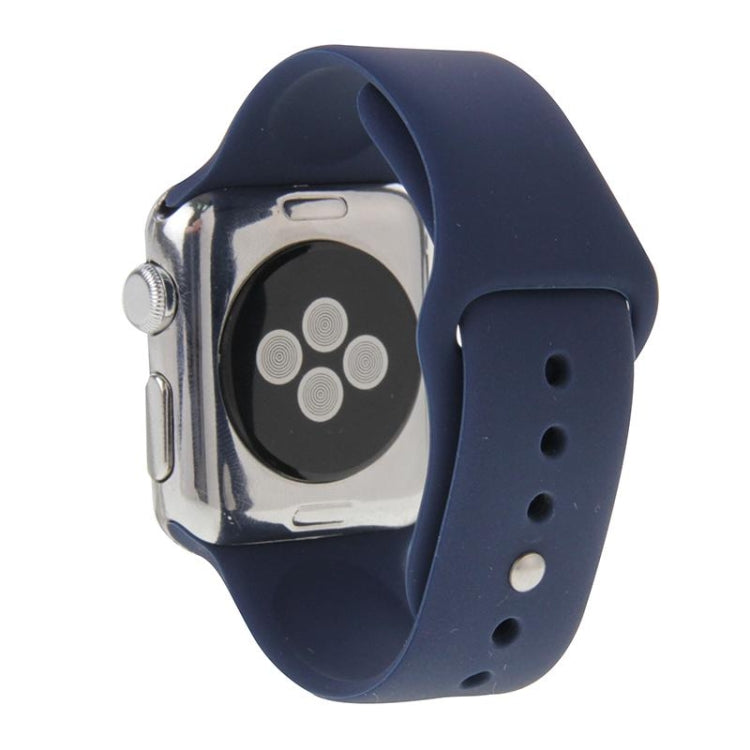 Bracelet sport en caoutchouc haute performance pour Apple Watch Sport 42 mm, plus long, avec fermeture à ardillon