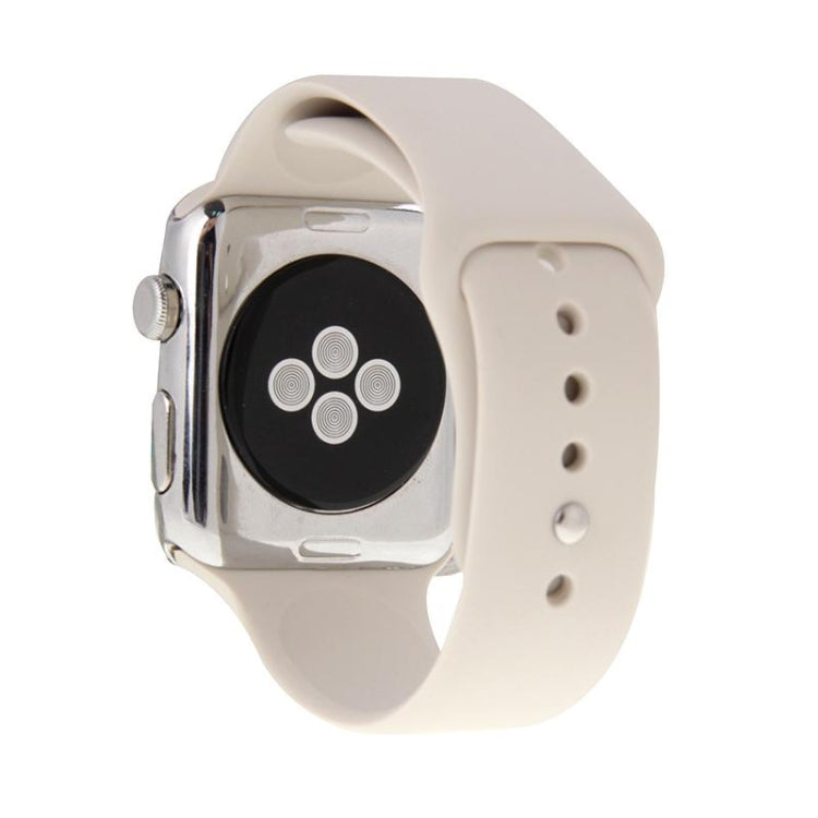 Bracelet sport en caoutchouc haute performance pour Apple Watch Sport 42 mm, plus long, avec fermeture à ardillon