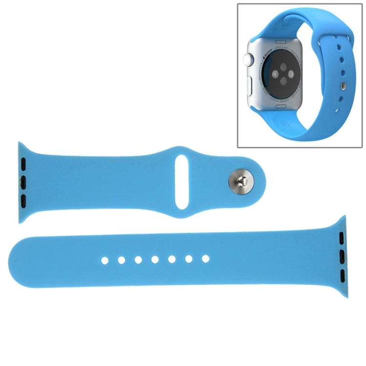 Bracelet sport en caoutchouc haute performance pour Apple Watch Sport 42 mm, plus long, avec fermeture à ardillon