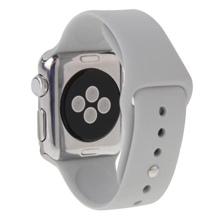 Bracelet sport en caoutchouc haute performance pour Apple Watch Sport 42 mm, plus long, avec fermeture à ardillon