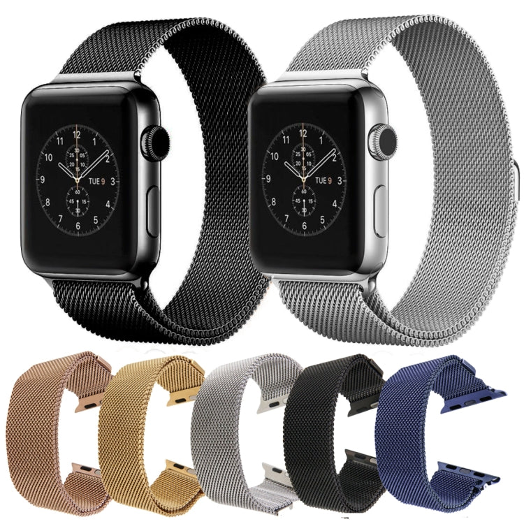 For Apple Watch 42mm / 41mm / 40mm / 38mm Milanese Loop Magnetic Stainless Steel Watch Band, For Apple Watch 42mm / 41mm / 40mm / 38mm