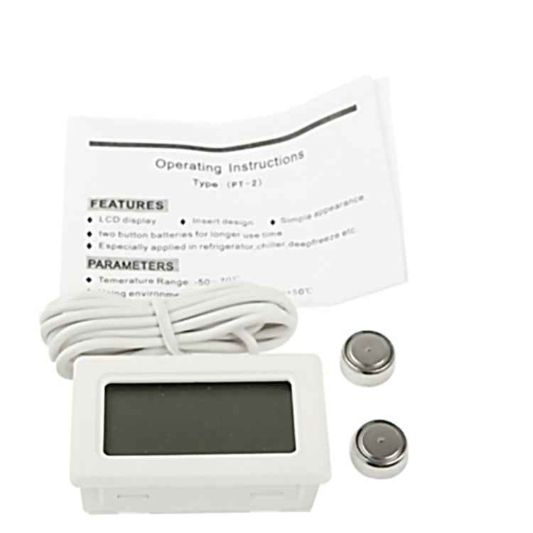 Mini LCD Indoor Digital Thermometer , White