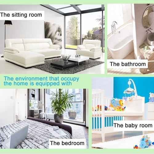 HTC-8 Luminous LCD Digital LED Night Light Thermometer Backlight Hygrometer Humidity Meter, with Alarm / Date / Clock / Calendar