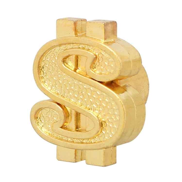 Universal 8mm Dollar Style Plastic Car Tire Valve Caps, Pack of 4