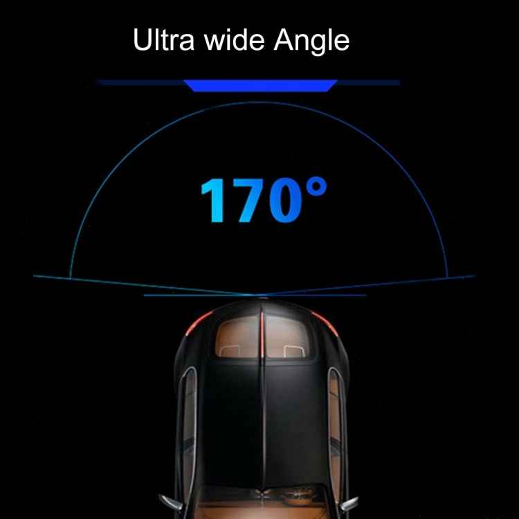 7 LED IR Infrared Waterproof Night Vision Rear View Camera for Car GPS, Wide viewing angle: 170 degree (DM320P)