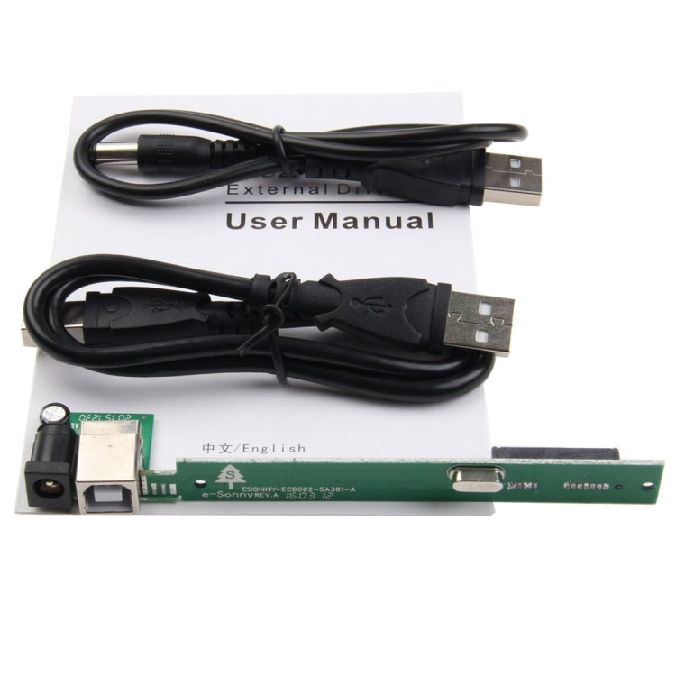 USB 2.0 Universal Notebook External 12.7mm CD/DVD SATA Port Optical Drive Box Kit, SATA Port Box