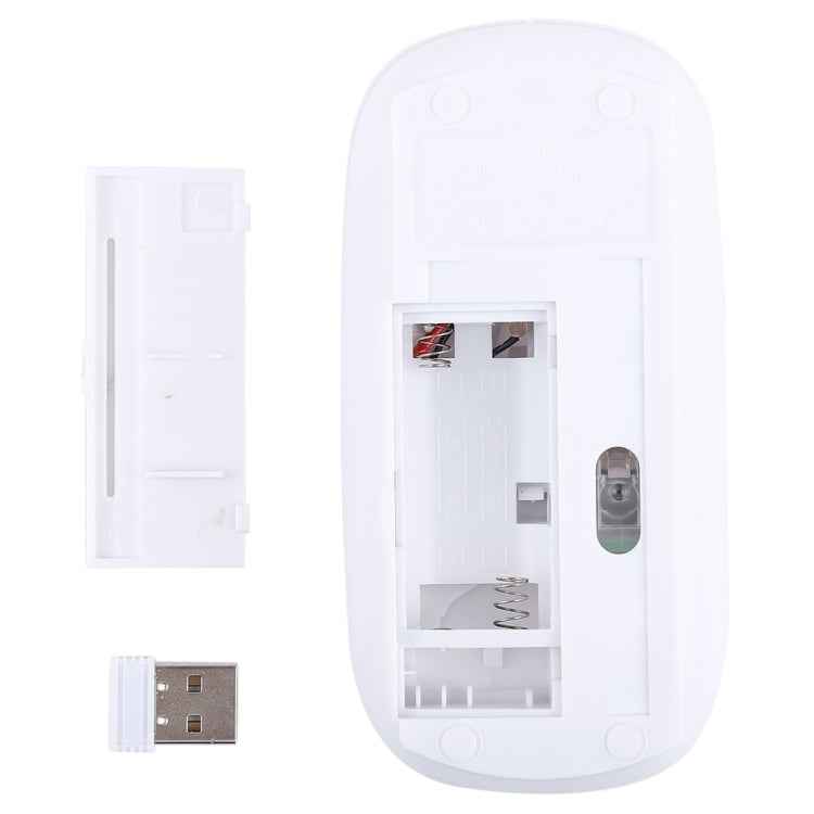 2.4GHz Wireless Ultra-thin Laser Optical Mouse with USB Mini Receiver, Plug and Play