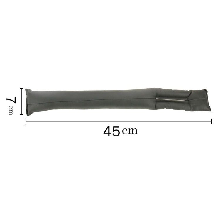 2 PCS Leather Car Seat Gap Filler, Size: 45x7x4.5cm
