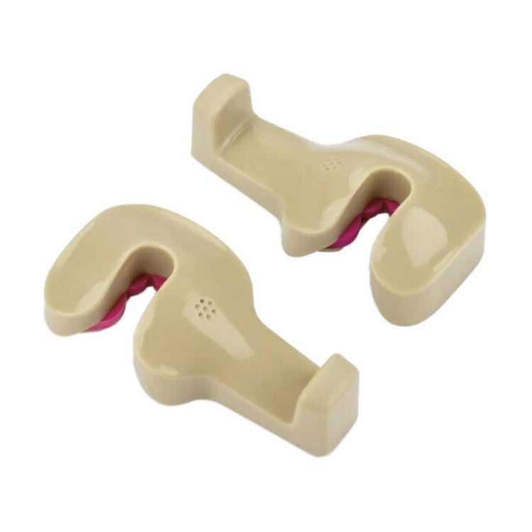 1 Pair Hidden Type Car Hook, Hidden Type Car Hook(Khaki), Hidden Type Car Hook(Black)