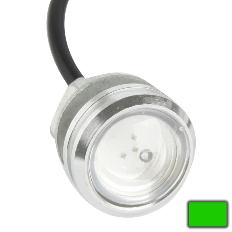 3W Waterproof Eagle Eye Light LED Light for Vehicles, Cable Length: 60cm, Warm White, 蓝光, Green, Red