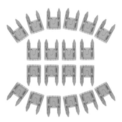 100 PCS Auto Mini Blade Fuse, DC 12V 20A, 10A, 15A, 20A, 25A, 30A
