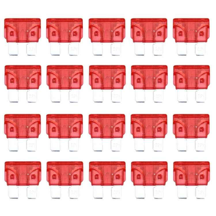 100 PCS Auto Mini Blade Fuse (30A) , DC 12V