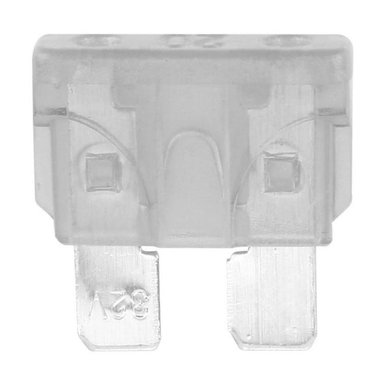 100 PCS Auto Mini Blade Fuse (30A) , DC 12V, 25A Transparent, 10A Red, 15A Blue, 30A