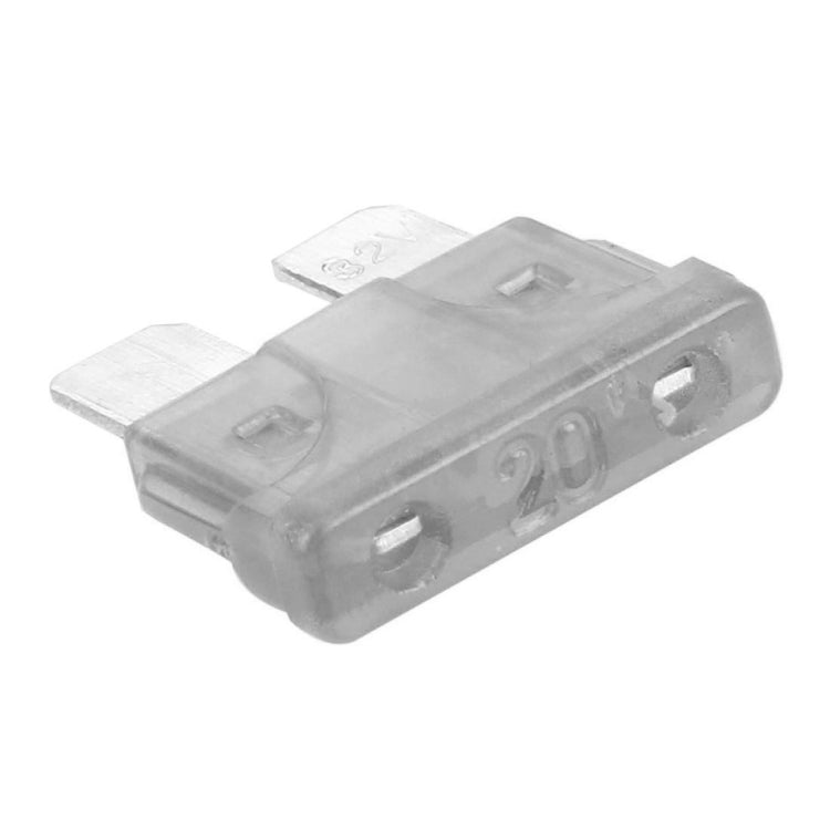 100 PCS Auto Mini Blade Fuse (30A) , DC 12V, 25A Transparent, 10A Red, 15A Blue, 30A