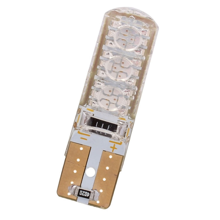 10 PCS T10 3W 300LM Silicone 6 LED SMD 5050 Car Clearance Lights Lamp, DC 12V