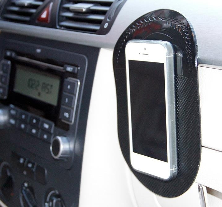 Car Anti-Slip Sticky Mat for Mobile Phone / MP3 / MP4, Size: 18.2x12x0.2cm, Anti-Slip Sticky Mat(Transparent), Anti-Slip Sticky Mat(Black)