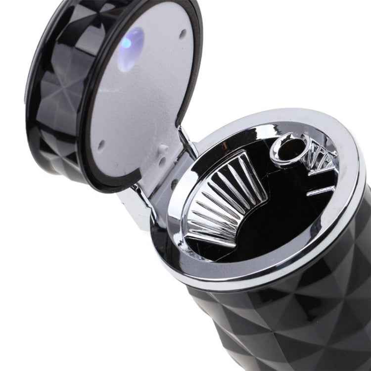 Diamond Facets Car Ashtray with LED Light