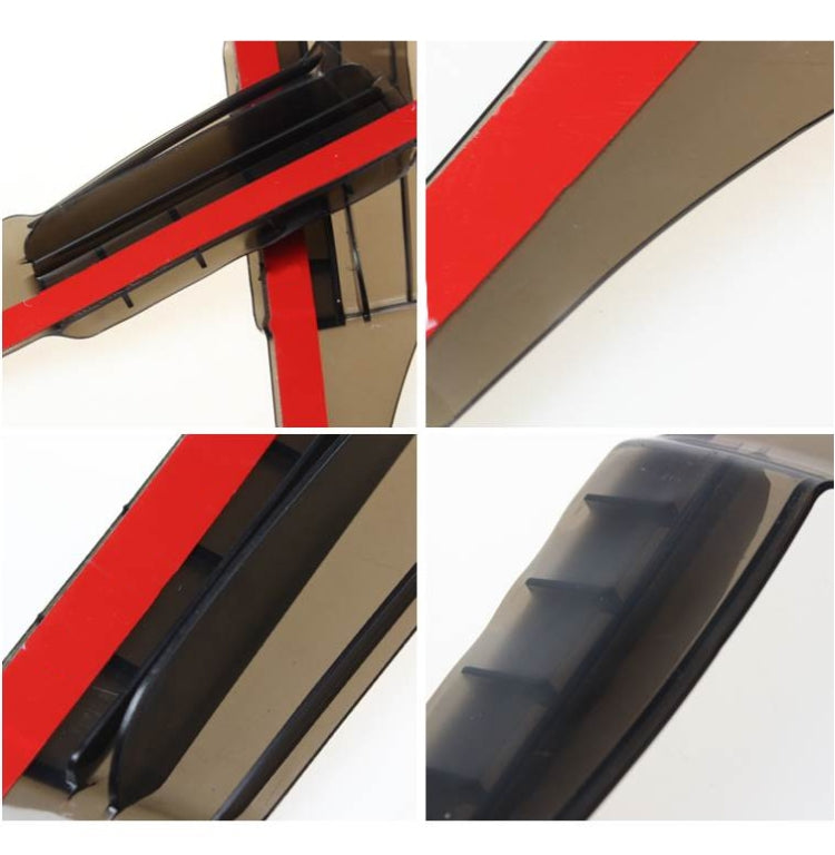 2 PCS Flexible Shielding Rain Board Rain Eyebrow with Wind Guide Apparatus for Car Rearview Mirrors, Flexible Shielding Rain Board