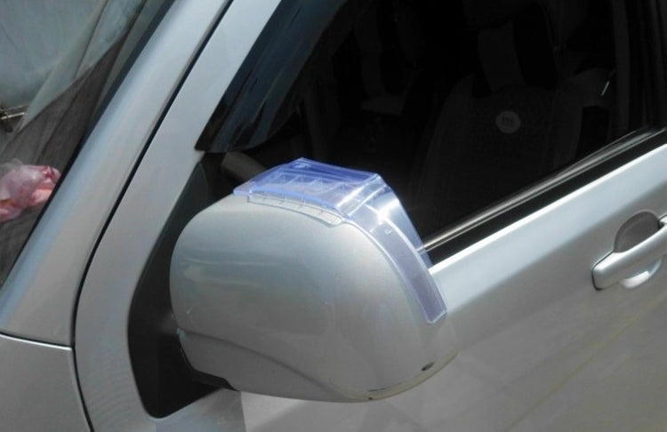 2 PCS Flexible Shielding Rain Board Rain Eyebrow with Wind Guide Apparatus for Car Rearview Mirrors, Flexible Shielding Rain Board