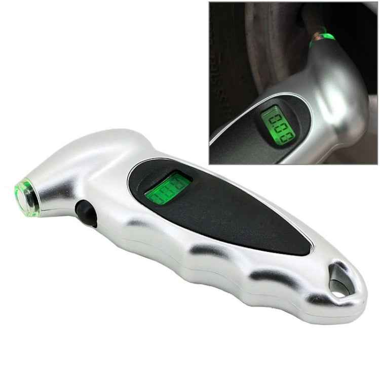 1/4 inch LCD Display Screen Digital Tire Gauge with LED Light, Pressure Range: 0-100PSI